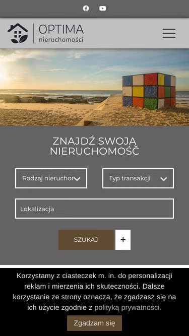 Screenshot of optima.nieruchomosci.pl