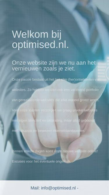 Screenshot of optimised.nl