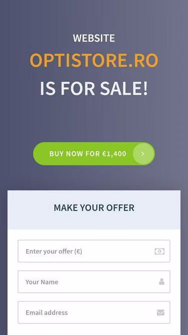 Screenshot of optistore.ro