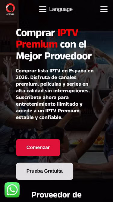 Screenshot of optiweb.tv