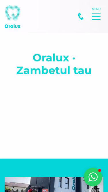 Screenshot of oralux.ro