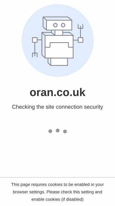 Screenshot of oran.co.uk