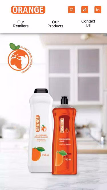 Screenshot of orangehome.co.za