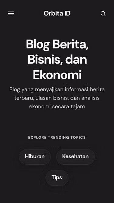 Screenshot of orbita.id