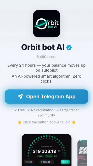Screenshot of orbitai.link