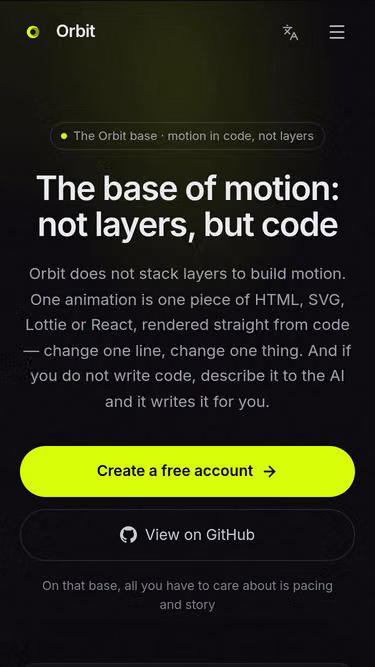 Screenshot of orbitapp.top