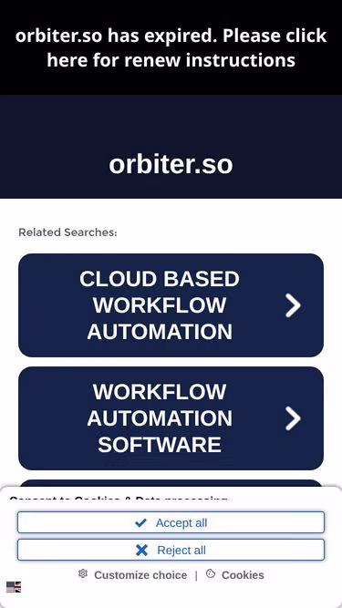 Screenshot of orbiter.so