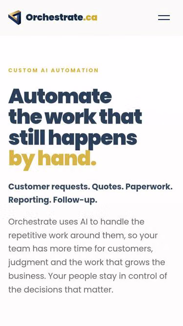 Screenshot of orchestrate.team