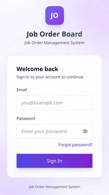 Screenshot of orders.team