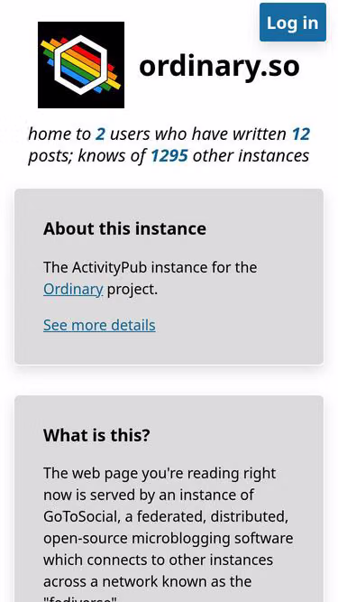 Screenshot of ordinary.so