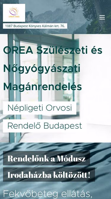 Screenshot of orea.hu