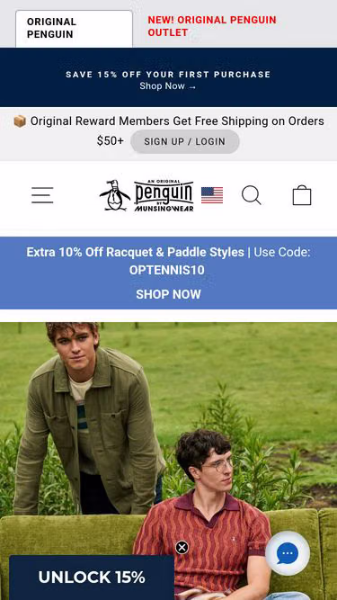 Screenshot of originalpenguin.it