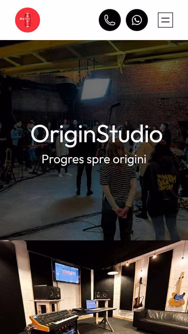 Screenshot of originstudio.ro