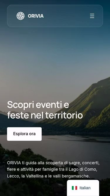 Screenshot of orivia.it
