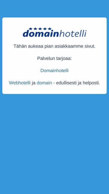 Screenshot of orka.fi