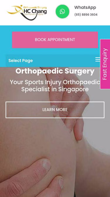 Screenshot of ortho.com.sg