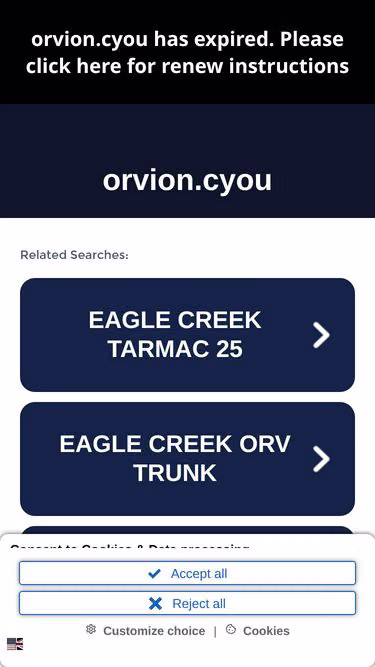Screenshot of orvion.cyou