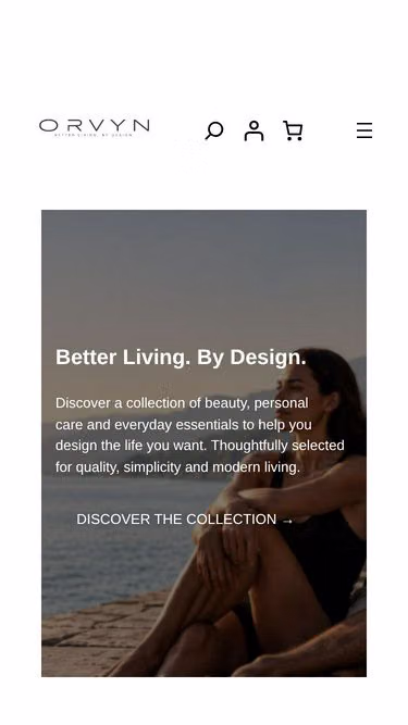 Screenshot of orvyn.com.au