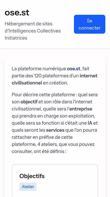 Screenshot of ose.st