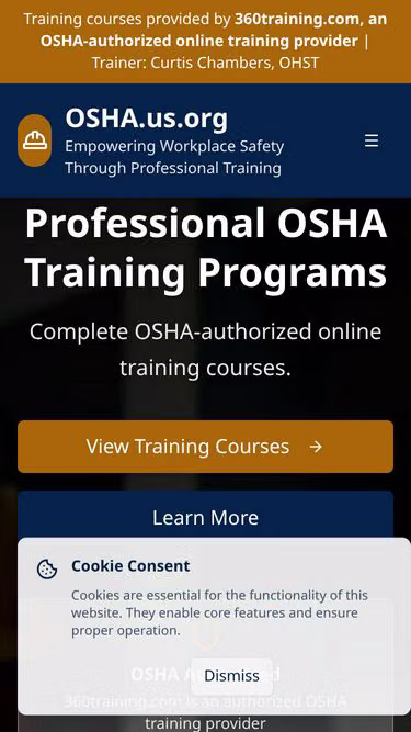 Screenshot of osha.biz