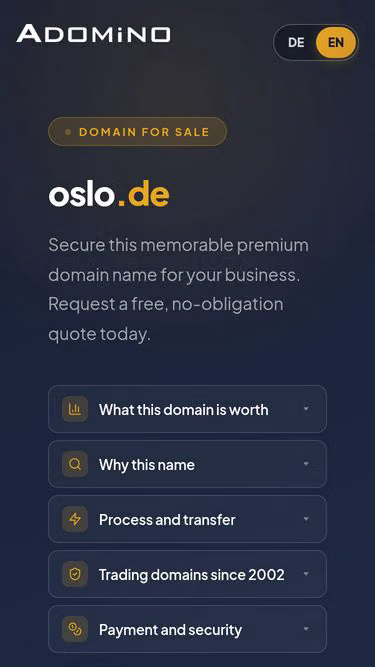 Screenshot of oslo.de