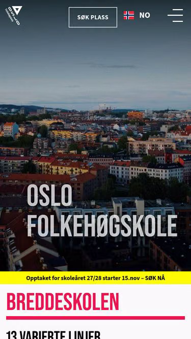 Screenshot of oslo.fhs.no
