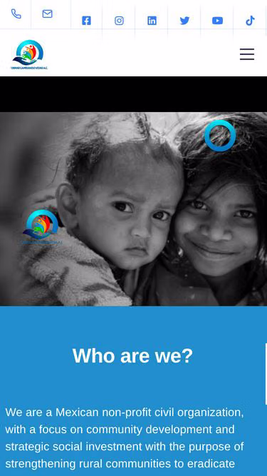 Screenshot of osmar.org.mx