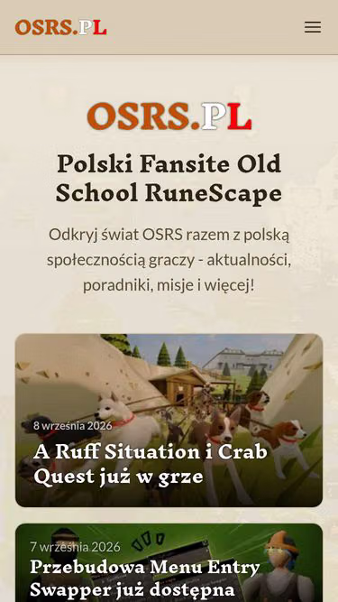 Screenshot of osrs.pl