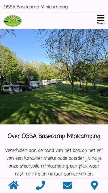 Screenshot of ossa.nl