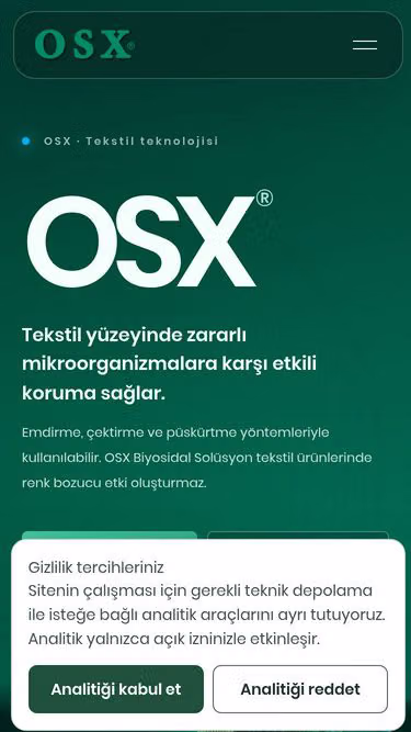 Screenshot of osx.com.tr