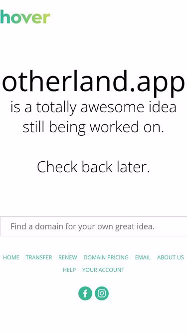 Screenshot of otherland.app