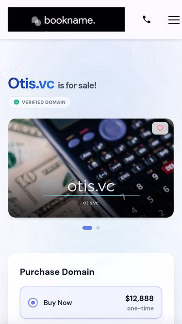 Screenshot of otis.vc