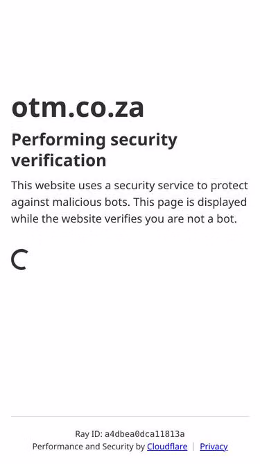 Screenshot of otm.co.za