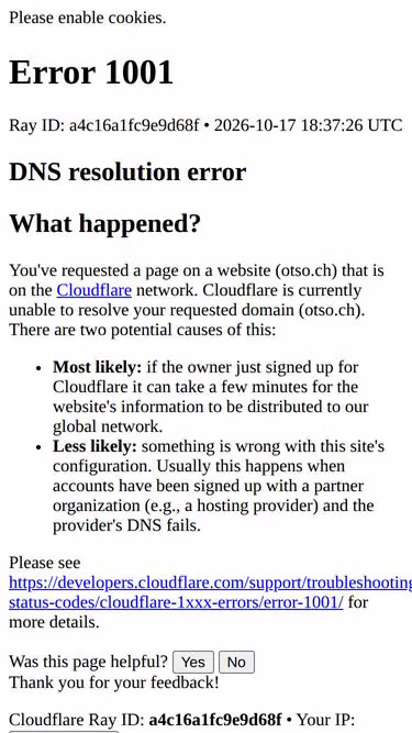 Screenshot of otso.ch