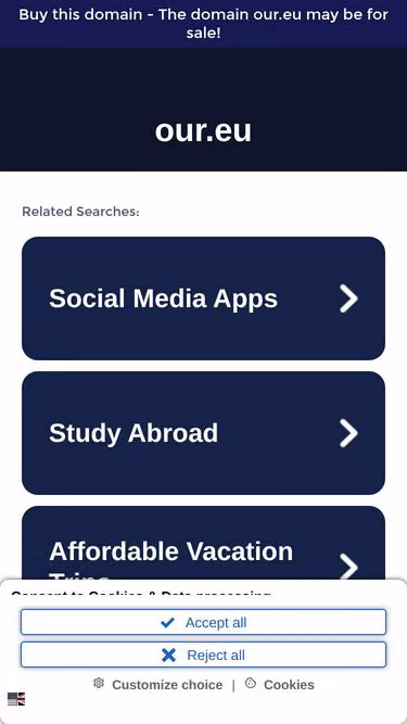 Screenshot of our.eu