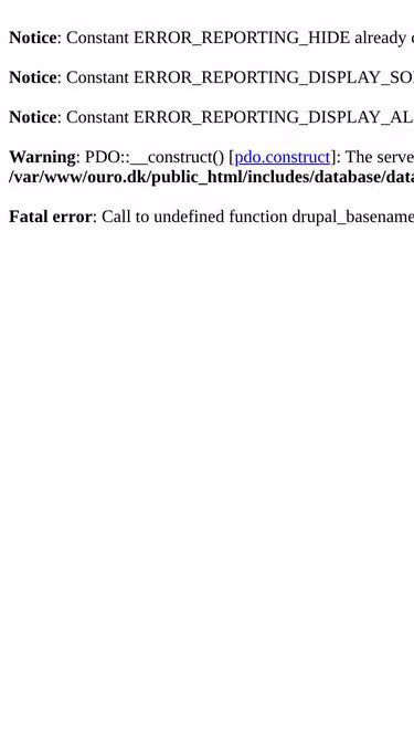 Screenshot of ouro.dk