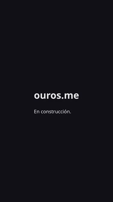 Screenshot of ouros.me