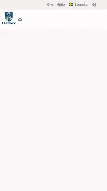 Screenshot of ourvoice.cloud