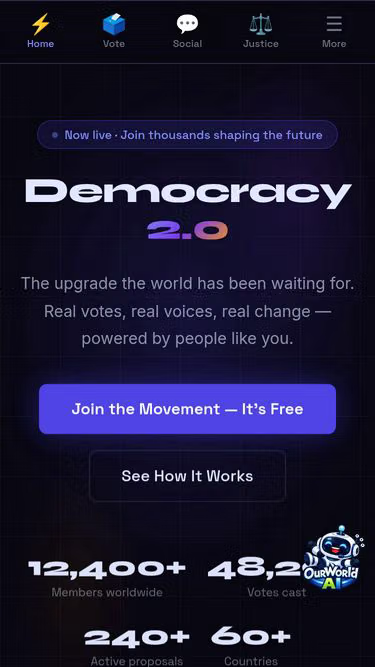 Screenshot of ourworld.media