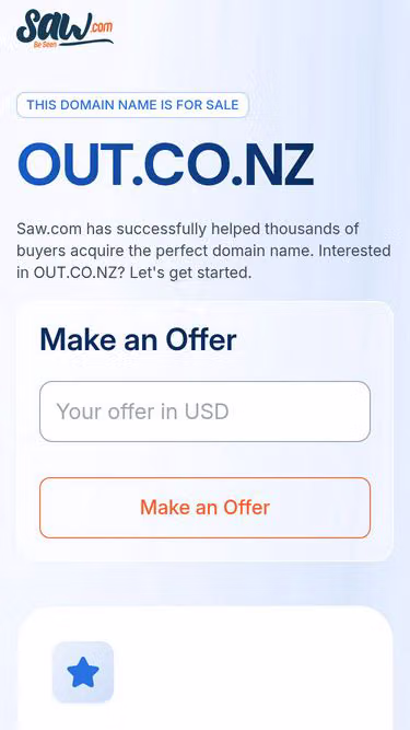 Screenshot of out.co.nz
