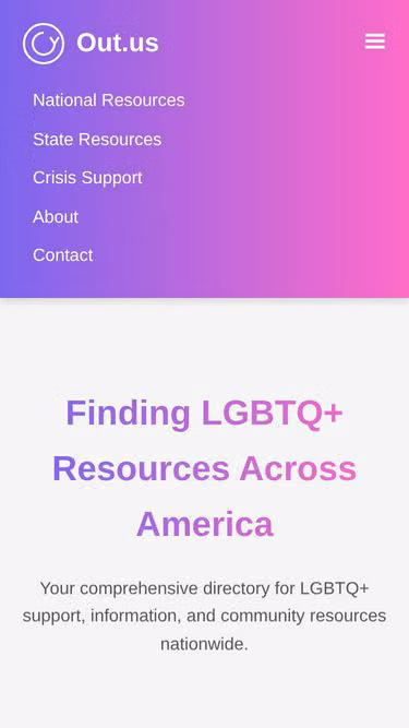 Screenshot of out.us