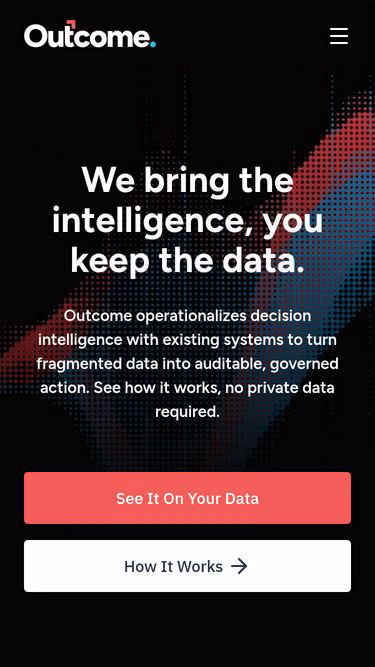 Screenshot of outcome.com
