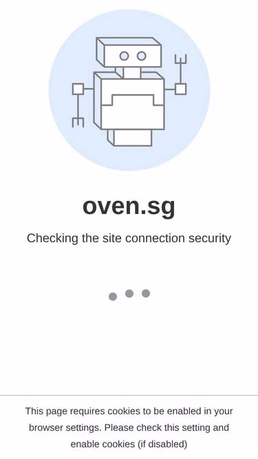 Screenshot of oven.sg