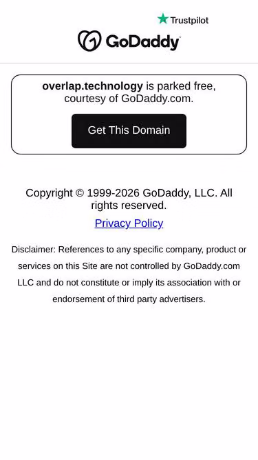 Screenshot of overlap.technology