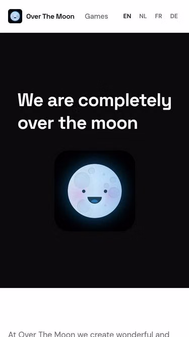 Screenshot of overthemoon.games