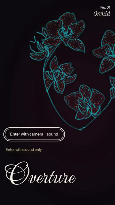 Screenshot of overture.garden