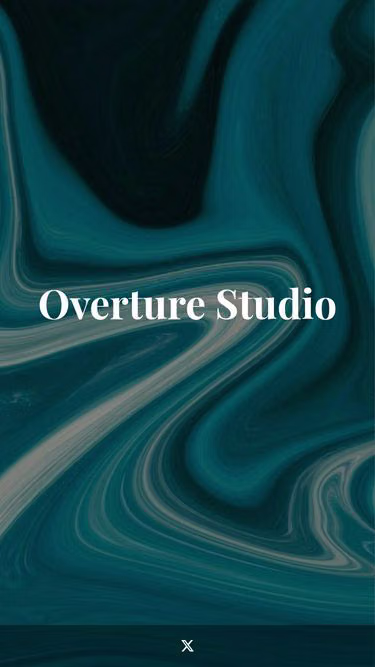 Screenshot of overture.studio