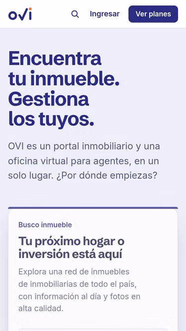 Screenshot of ovi.immo