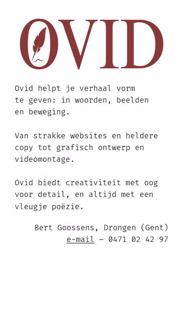 Screenshot of ovid.be