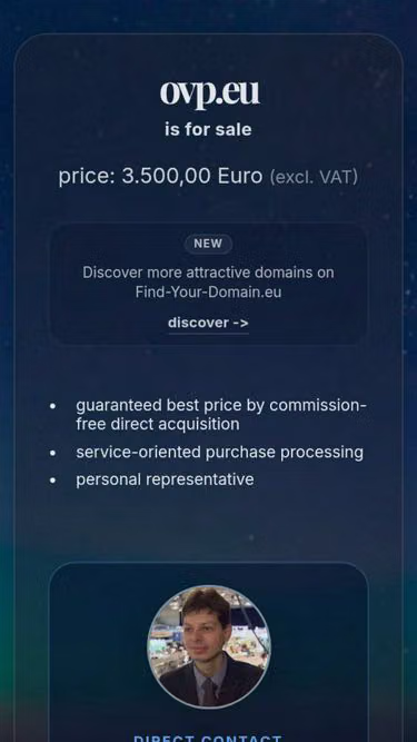 Screenshot of ovp.eu